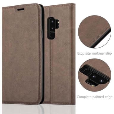Samsung Galaxy S9 PLUS lommebokdeksel case (brun)