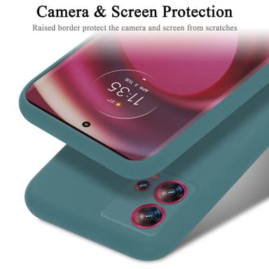 Motorola EDGE 30 FUSION silikondeksel case (grønn)