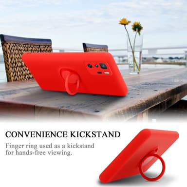 Deksel Xiaomi POCO X3 GT Ring Case (rød)