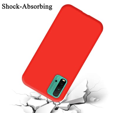 Xiaomi RedMi 9T / POCO M3 silikondeksel case (rød)