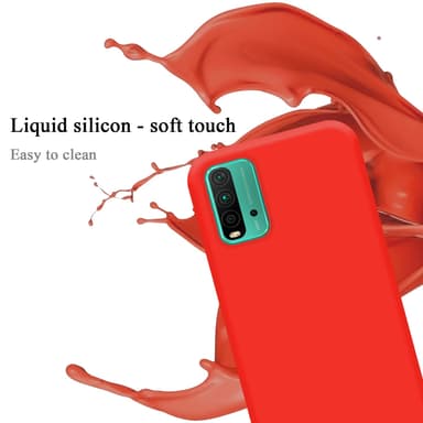 Xiaomi RedMi 9T / POCO M3 silikondeksel case (rød)