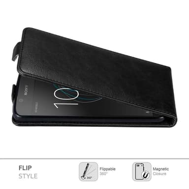 Sony Xperia L1 deksel flip cover (svart)