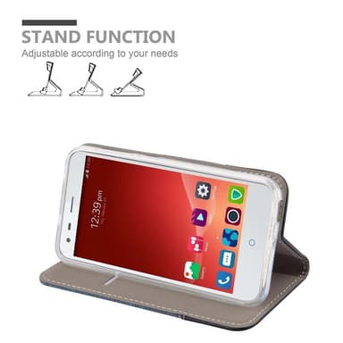 ZTE Blade S6 lommebokdeksel etui (blå)