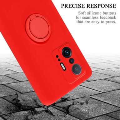 Deksel Xiaomi 11T / 11T PRO Ring Case (rød)