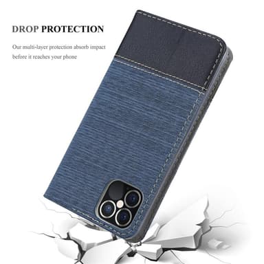 iPhone 12 / 12 PRO lommebokdeksel etui (blå)