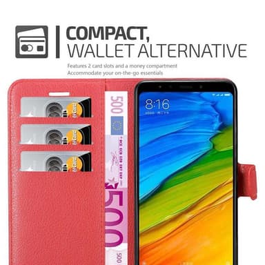 Xiaomi RedMi NOTE 5 Deksel Etui Case (rød)