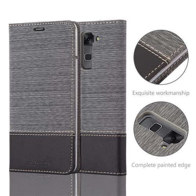 LG STYLUS 2 lommebokdeksel etui (grå)