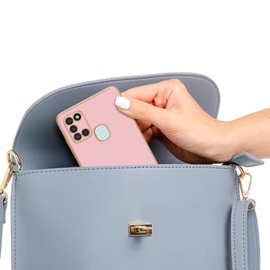 Samsung Galaxy A21s silikondeksel case (rosa)