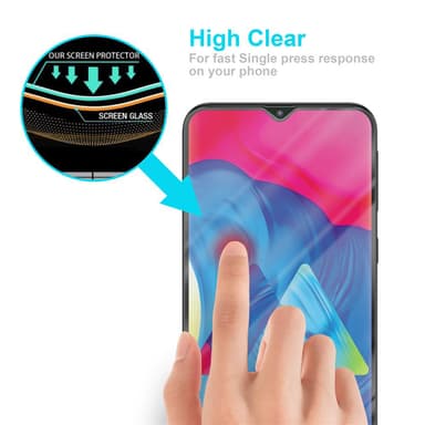 Samsung Galaxy A10 / M10 Skjermbeskytter Skärmskydd