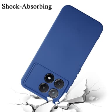 Xiaomi Poco X6 Pro silikondeksel case (Blå)