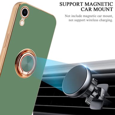 iPhone XR silikondeksel case (grønn)
