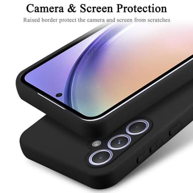 Samsung Galaxy A54 5G silikondeksel case (Svart)