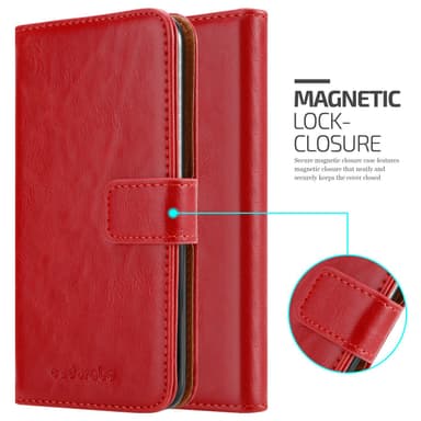 Xiaomi RedMi 9T / POCO M3 lommebokdeksel etui (rød)