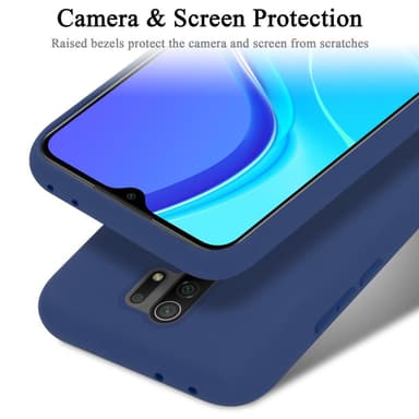 Xiaomi RedMi 9 silikondeksel case (blå)