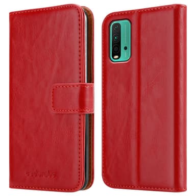 Xiaomi RedMi 9T / POCO M3 lommebokdeksel etui (rød)