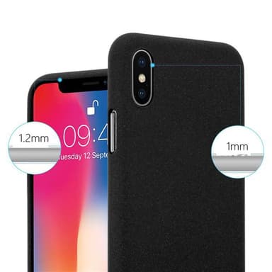 Deksel iPhone X / XS case (svart)