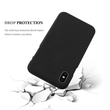 Deksel iPhone X / XS case (svart)
