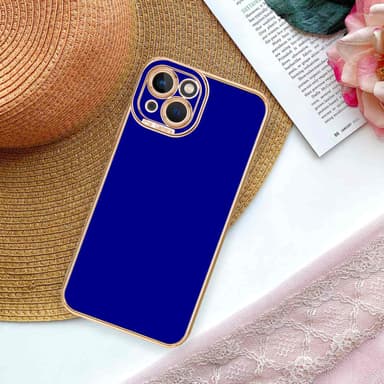 iPhone 13 silikondeksel cover (blå)
