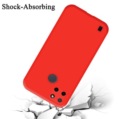 Realme C21Y / C25Y silikondeksel case (rød)