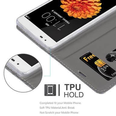 LG K7 2016 lommebokdeksel etui (grå)
