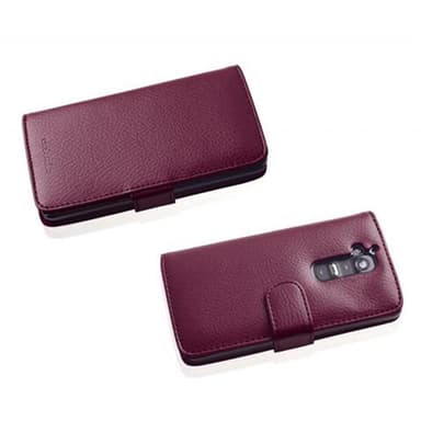 LG G2 lommebokdeksel case (lilla)
