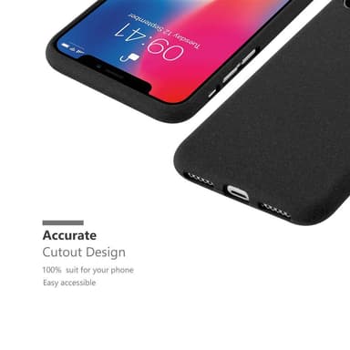 Deksel iPhone X / XS case (svart)