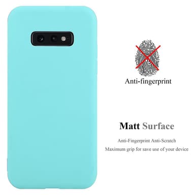 Deksel Samsung Galaxy S10e Silikon cover (blå)