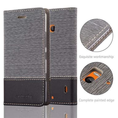Nokia Lumia 929 / 930 lommebokdeksel etui (grå)