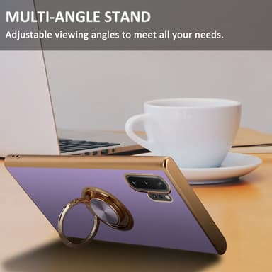Samsung Galaxy NOTE 10 PLUS silikondeksel case (lilla)