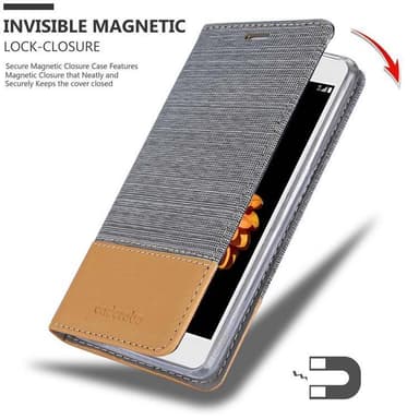 LG K7 2016 lommebokdeksel etui (grå)
