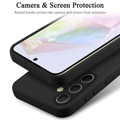Samsung Galaxy A35 silikondeksel case (Svart)