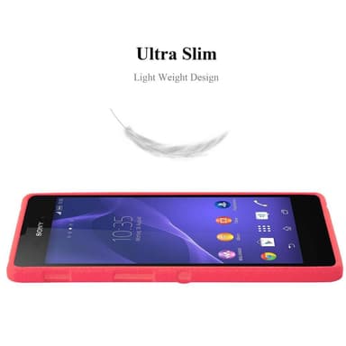 Deksel Sony Xperia T3 case (rød)
