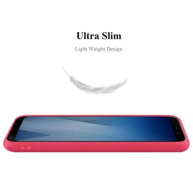 Deksel Samsung Galaxy A5 2018 Silikon cover (rød)
