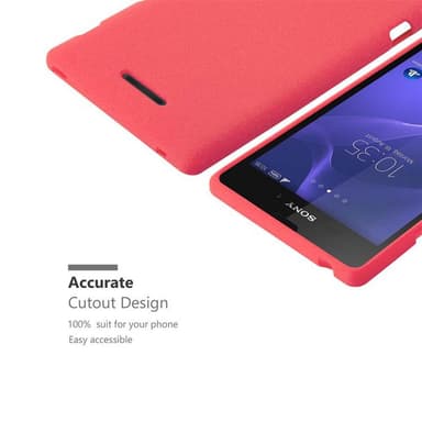 Deksel Sony Xperia T3 case (rød)