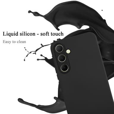 Samsung Galaxy A35 silikondeksel case (Svart)