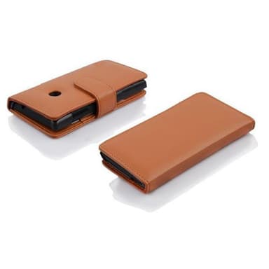 Motorola MOTO E lommebokdeksel etui (brun)