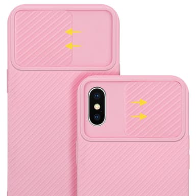 Deksel iPhone X / XS cover (rosa)