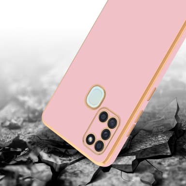 Samsung Galaxy A21s silikondeksel case (rosa)