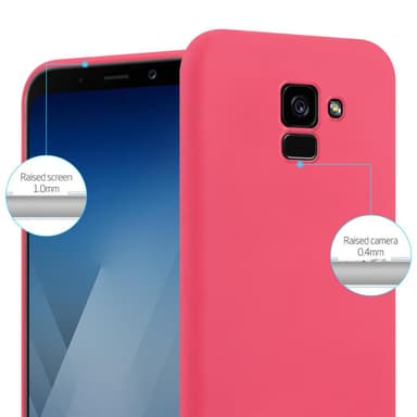 Deksel Samsung Galaxy A5 2018 Silikon cover (rød)