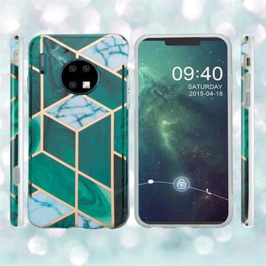 Huawei MATE 30 lommebokdeksel etui (grønn)