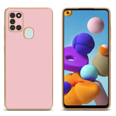Samsung Galaxy A21s silikondeksel case (rosa)