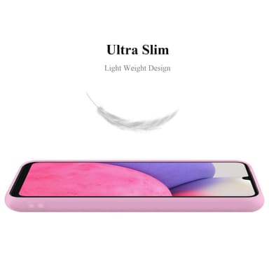 Deksel Samsung Galaxy A33 5G Silikon cover (rosa)