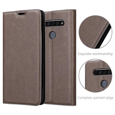LG K61 lommebokdeksel case (brun)