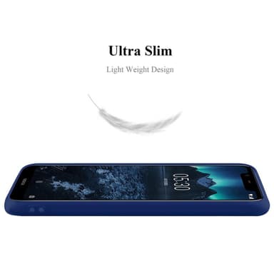 Deksel Nokia 5.1 Silikon cover (blå)