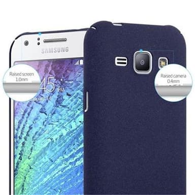 Samsung Galaxy J1 2015 Hardt Deksel Cover (blå)