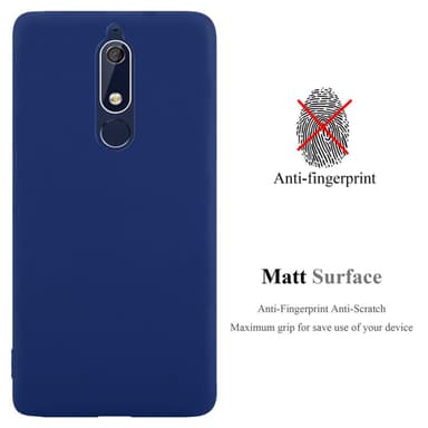 Deksel Nokia 5.1 Silikon cover (blå)