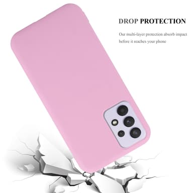 Deksel Samsung Galaxy A33 5G Silikon cover (rosa)