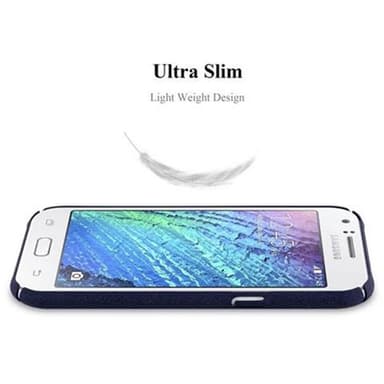 Samsung Galaxy J1 2015 Hardt Deksel Cover (blå)