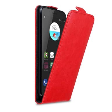 ZTE Blade V7 deksel flip cover (rød)
