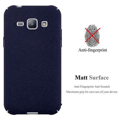 Samsung Galaxy J1 2015 Hardt Deksel Cover (blå)
